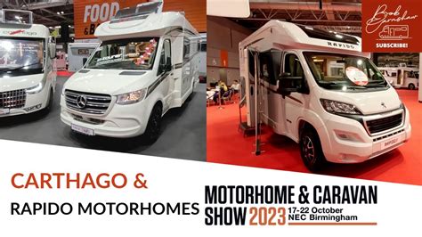 Motorhome & Caravan Show 2023 Pt3 | Carthago And Rapido Motorhomes ...