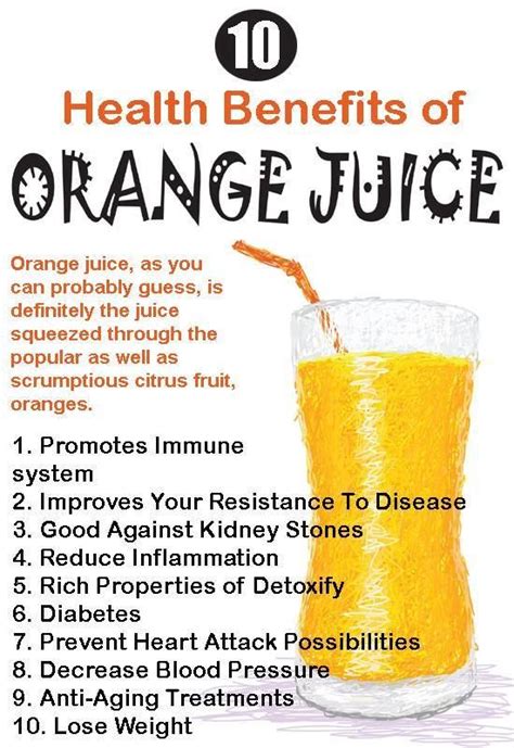 10 Health Benefits Of Orange Juice