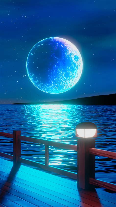 720P Free download | Full moon of the night, moon at night HD phone ...