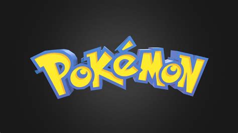 Pokémon Logo - Buy Royalty Free 3D model by Aldo (@aldo.a.y) [befc8f2 ...