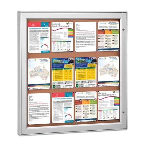 Enclosed Bulletin Board Outdoor - Ships Same Day ¦ Slimline Warehouse