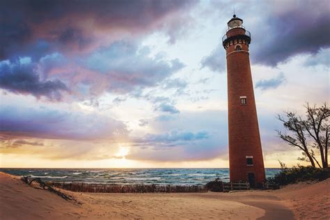 4x6 Unused Postcard Michigan Little Sable Point Lighthouse Collectibles ...