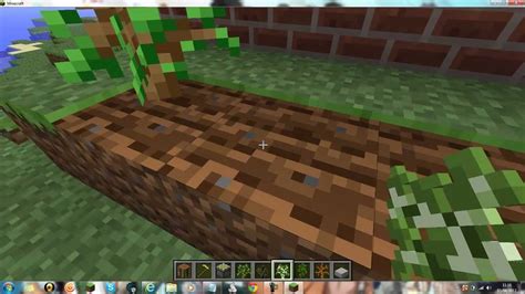 how to plant seeds in minecraft... - YouTube