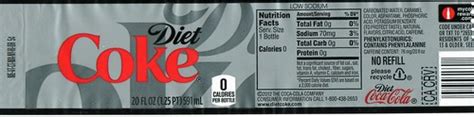 New Diet Coke label, 2012 | You can't tell, but the "diet co… | Flickr