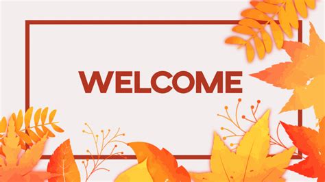 Autumn Leaves Graphics - Progressive Church Media