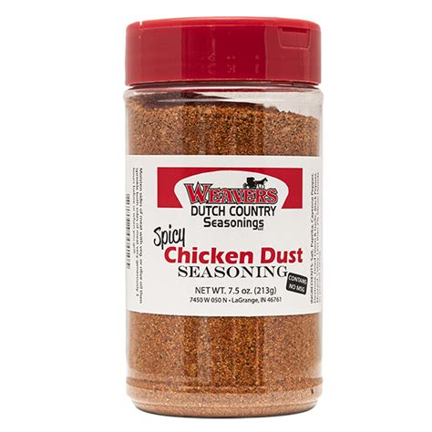 Spicy Chicken Dust - Weavers Dutch Country Seasonings