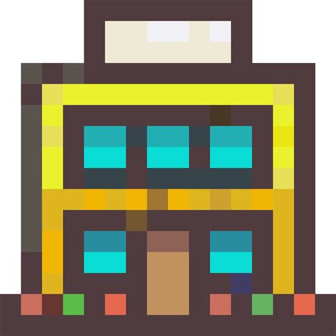 Icon: Building - 16x16 Pixel Art by comficker - simplepixelart.com