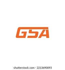 Gsa Logo Design Vector Image Stock Vector (Royalty Free) 2213690093 ...