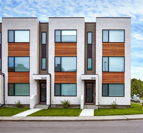 Parcside Townhomes | Townhouse exterior, Townhouse designs, Modern ...