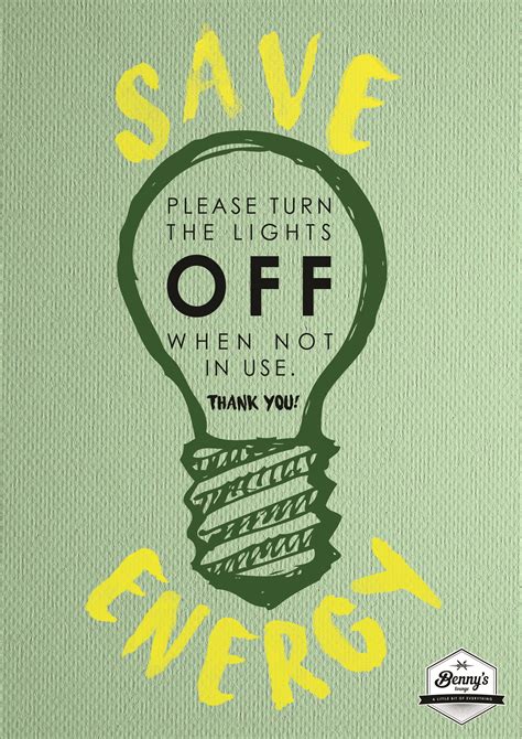 Typography Go Green Poster