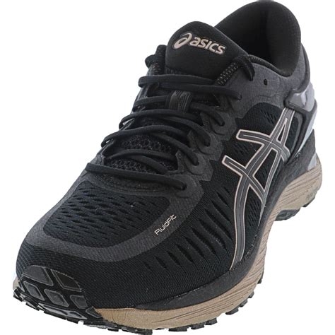 Asics Men's Metarun Black / Onyx Gold Ankle-High Mesh Running - 8M ...