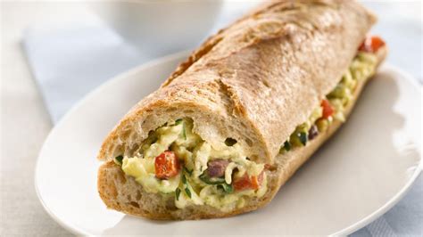 Stuffed Mediterranean Baguette Recipe | Recipe | Recipes, Filling ...