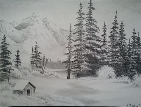 snow landscape by Bellchen87 on DeviantArt