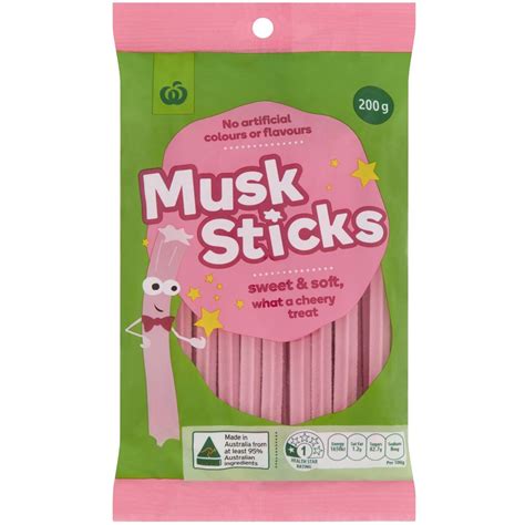 Woolworths Musk Sticks 200g | Woolworths