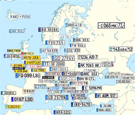 How to read European license plates and recognize them, all codes