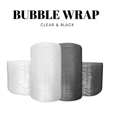 BUBBLE WRAP CLEAR AND BLACK | 20"X100M | 40"x100M | | Lazada PH