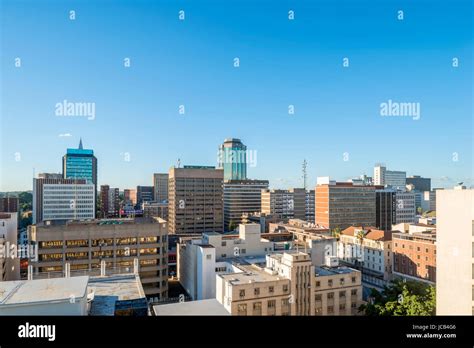 A skyline view of the CBD, Harare Zimbabwe Stock Photo - Alamy