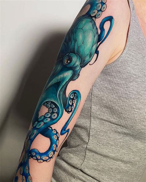 Neo-Traditional Octopus | Best Tattoo Ideas For Men & Women