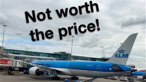 KLM Economy Comfort upgrade not worth it SFO-AMS - YouTube