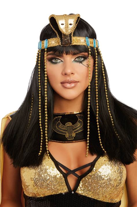 Embody the Queen of Egypt herself with this Cleopatra Headpiece. This ...