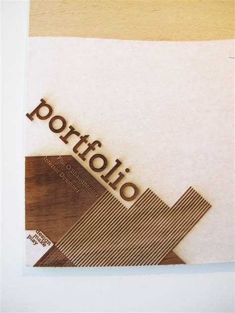 Cut Laser Cut | Portfolio cover design, Portfolio design, Portfolio covers