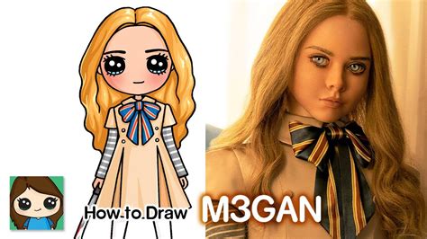 How to Draw M3GAN | AI Doll - YouTube