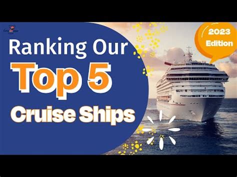 Top 5 Cruise Ships of 2023: The best cruise ships sailing! - YouTube