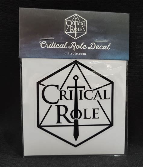 Critical Role: Logo Decal – Crazy Squirrel Games & Toys