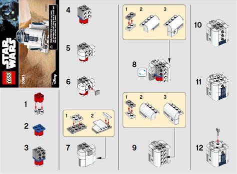 Lego 30611 R2-D2 Building Instructions Posted Online - Minifigure Price ...