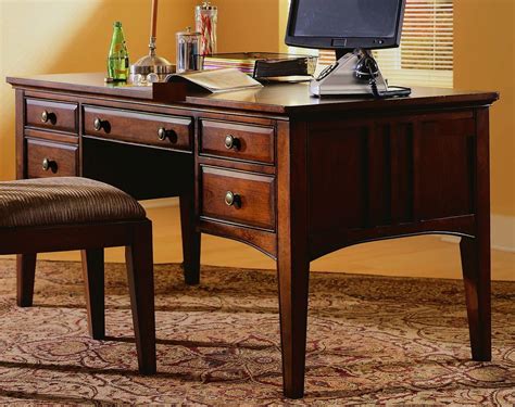 Dark Wood 60'' Writing Desk from Hooker | Coleman Furniture