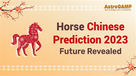 Horse Chinese Horoscope 2023 - Chinese Zodiac horse 2023 Predictions