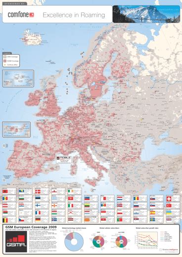 GSM European Coverage Map 2009 | Europa Technologies