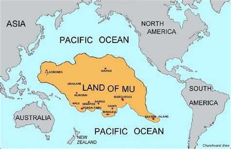 Mu-Lemuria continent (Pacific ocean) | Luoghi