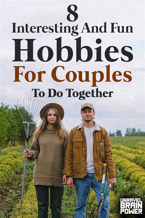 8 Hobbies For Couples To Do Together | Hobbies for couples, Fun hobbies ...