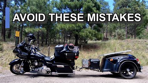 7 Mistakes to AVOID When Pulling a Motorcycle Trailer - YouTube