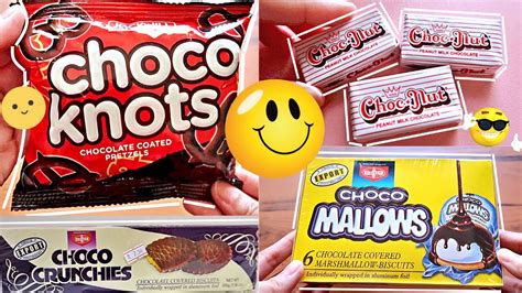 FILIPINO Junk Foods (8 Best Brands of Pinoy CHOCOLATE Chichirya) - YouTube