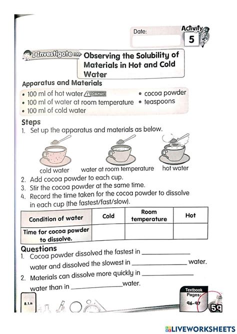 Free soluble or insoluble worksheet, Download Free soluble or insoluble ...