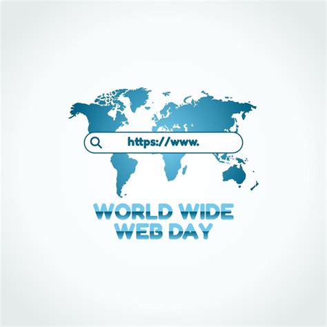 vector graphic of world wide web day good for world wide web day ...