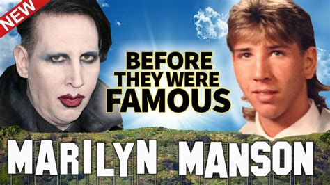 Marilyn Manson | Before They Were Famous | From Brian Warner to We Are ...