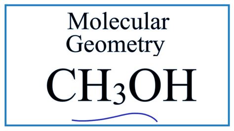 CH3OH Molecular Geometry / Shape and Bond Angles (Methanol) - YouTube