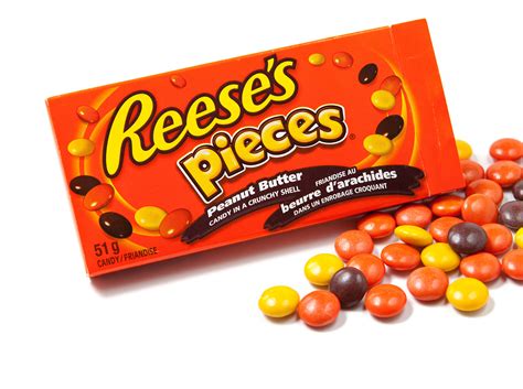 Open Box of Reese's Pieces Peanut Butter Candy - Convenience & Impulse ...