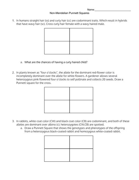 Non-Mendelian Punnett Squares-6