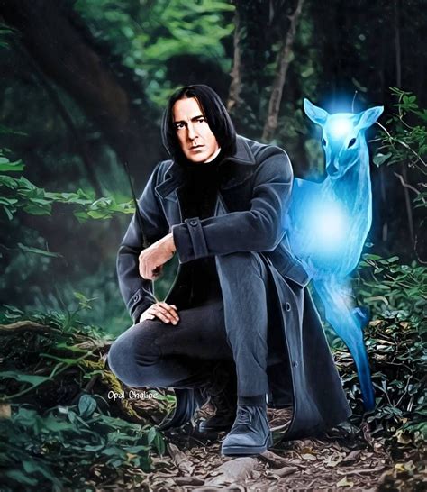 Severus Snape and His Patronus in 2021 | Severus snape, Snape ...