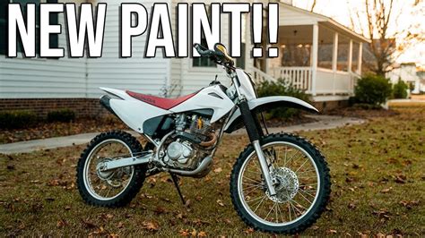 PAINTING MY NEW DIRTBIKE (GIFT FROM BRAYDON PRICE) - YouTube