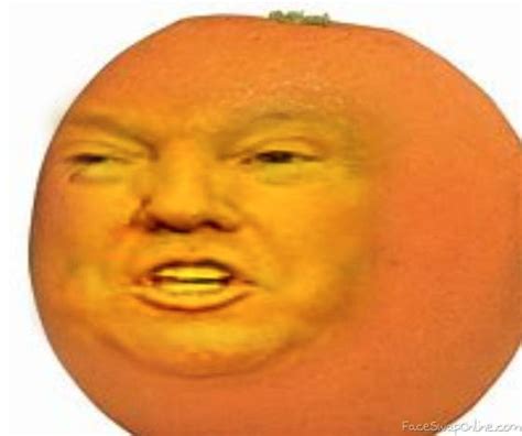 annoying orange and trumps child | Face Swap Online