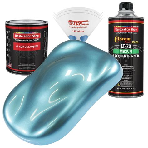 Restoration Shop - Azure Blue Metallic Acrylic Lacquer Auto Paint ...