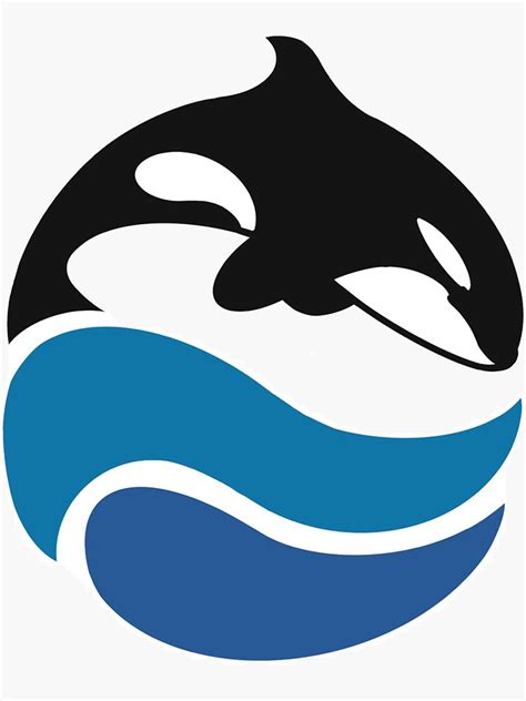 "Shouka Vintage SeaWorld Logo" Sticker for Sale by Anna Evans | Redbubble