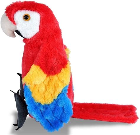 Wild Republic Scarlet Macaw Plush, Stuffed Animal, Plush Toy, Gifts fo ...