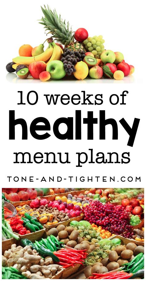 10 of the best healthy menu plans – Artofit