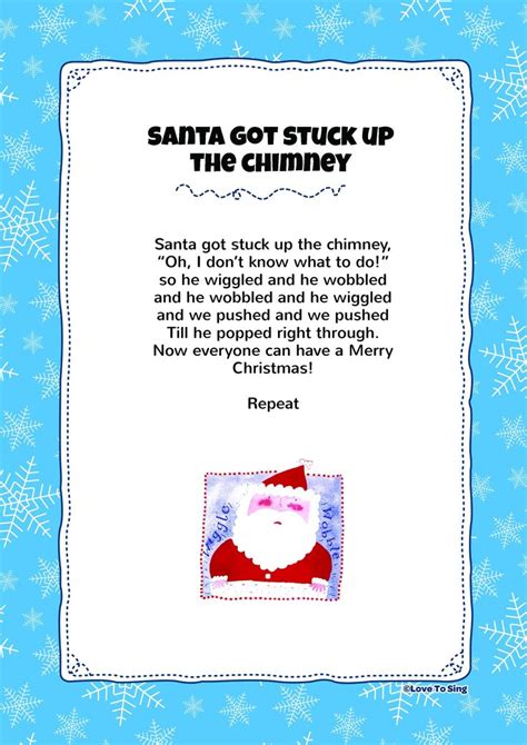 Santa Got Stuck Up the Chimney | Kids Video Song with FREE Lyrics ...